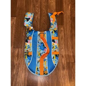Chewy Disney Pixar Nemo & Friends Dog Life Jacket Blue Orange Small 15-30 lbs